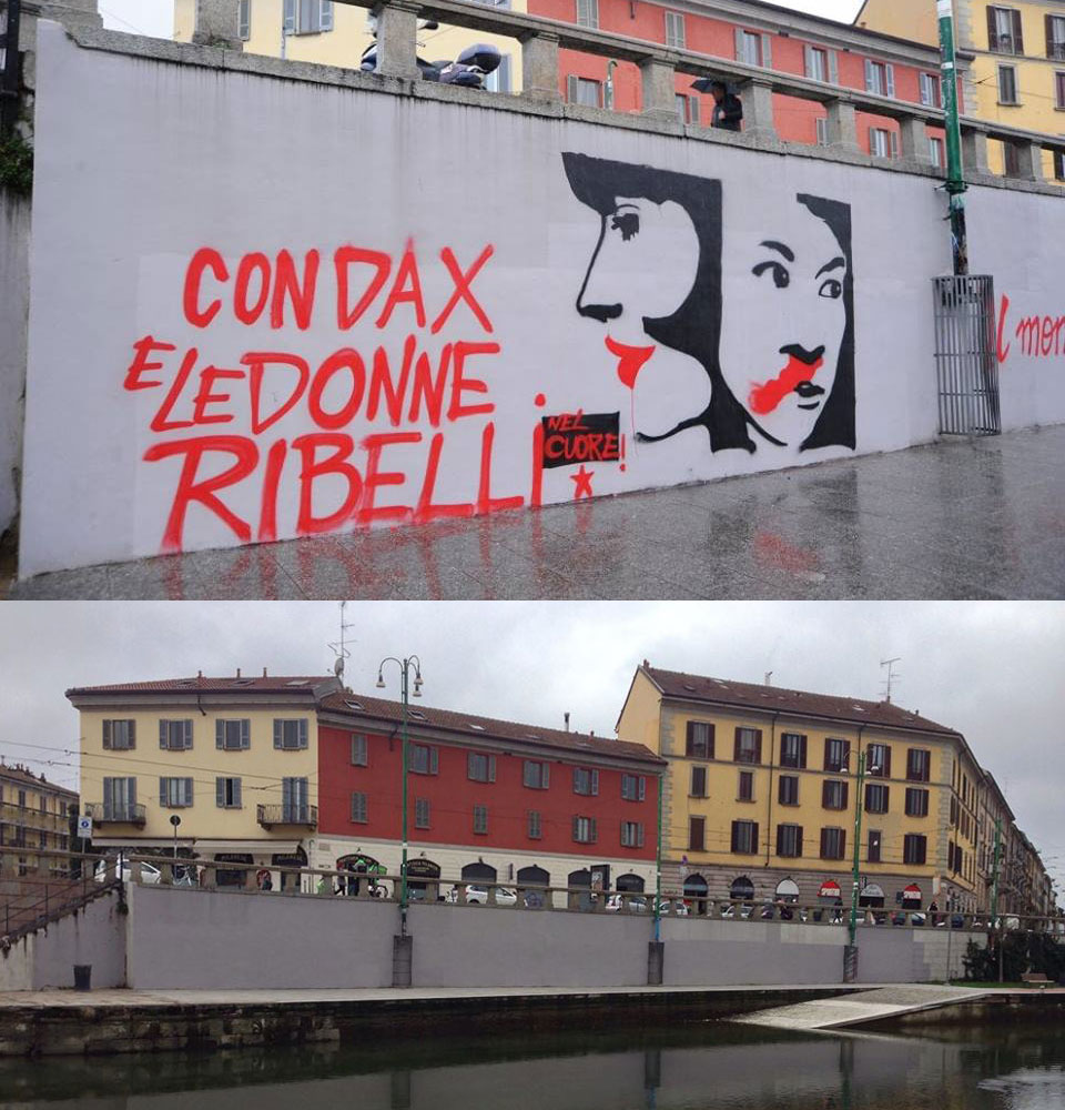 Darsena di Milano donne ribelli e Dax