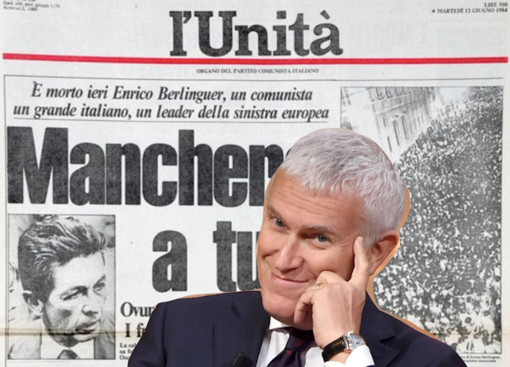 Maurizio Belpietro firma l'Unità