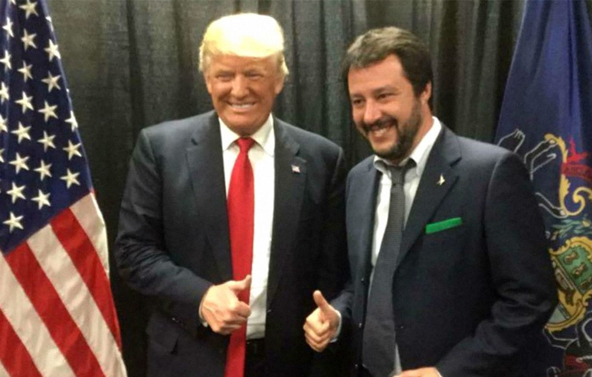 Qasem Soleimani, Salvini e Trump